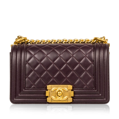 Chanel Boy Bag Lambskin Black Shoulder Bag Style 72