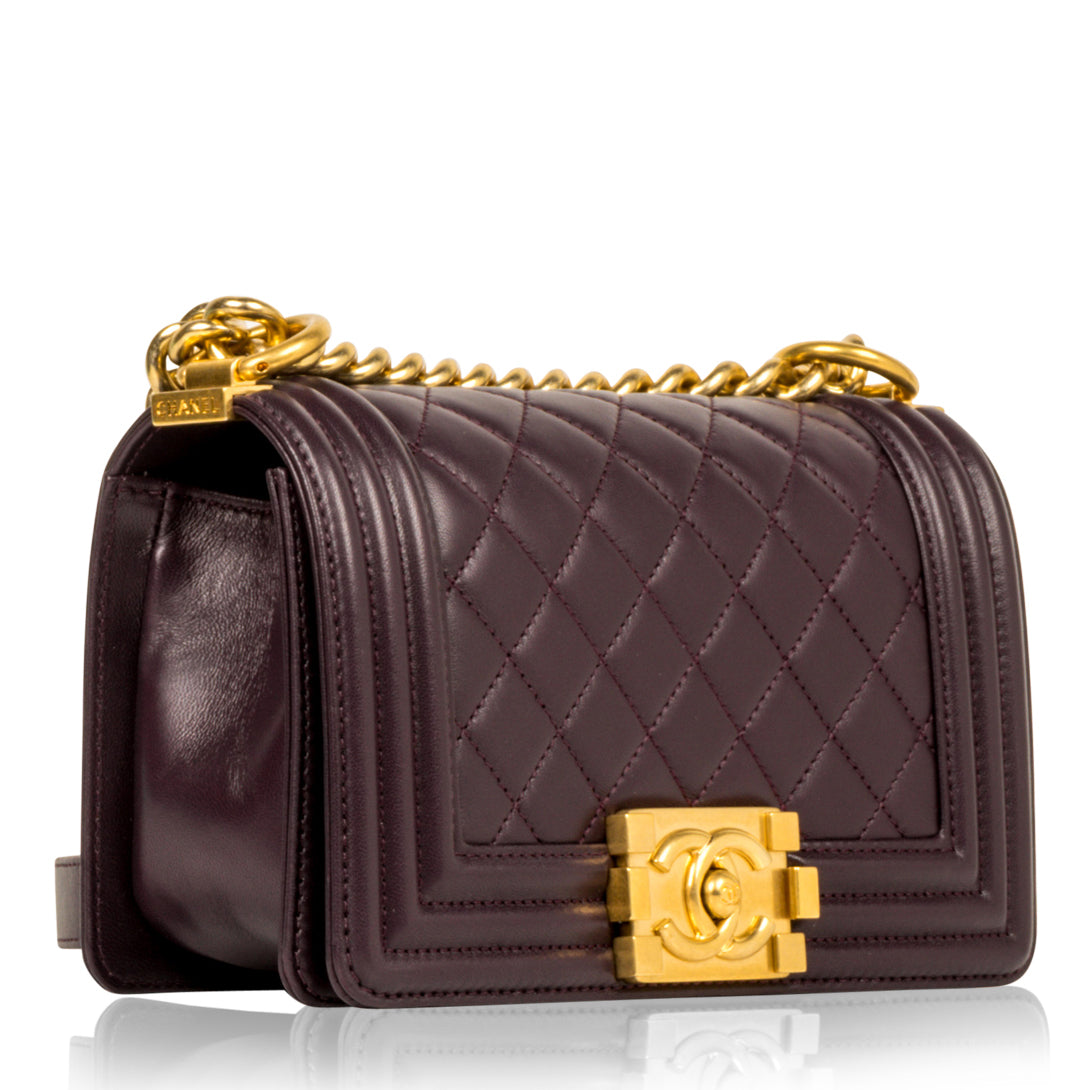 Chanel Boy Bag Lambskin Black Shoulder Bag Style 72