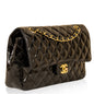 Chanel Classic Flap Patent Leather Black Shoulder Bag Style 4