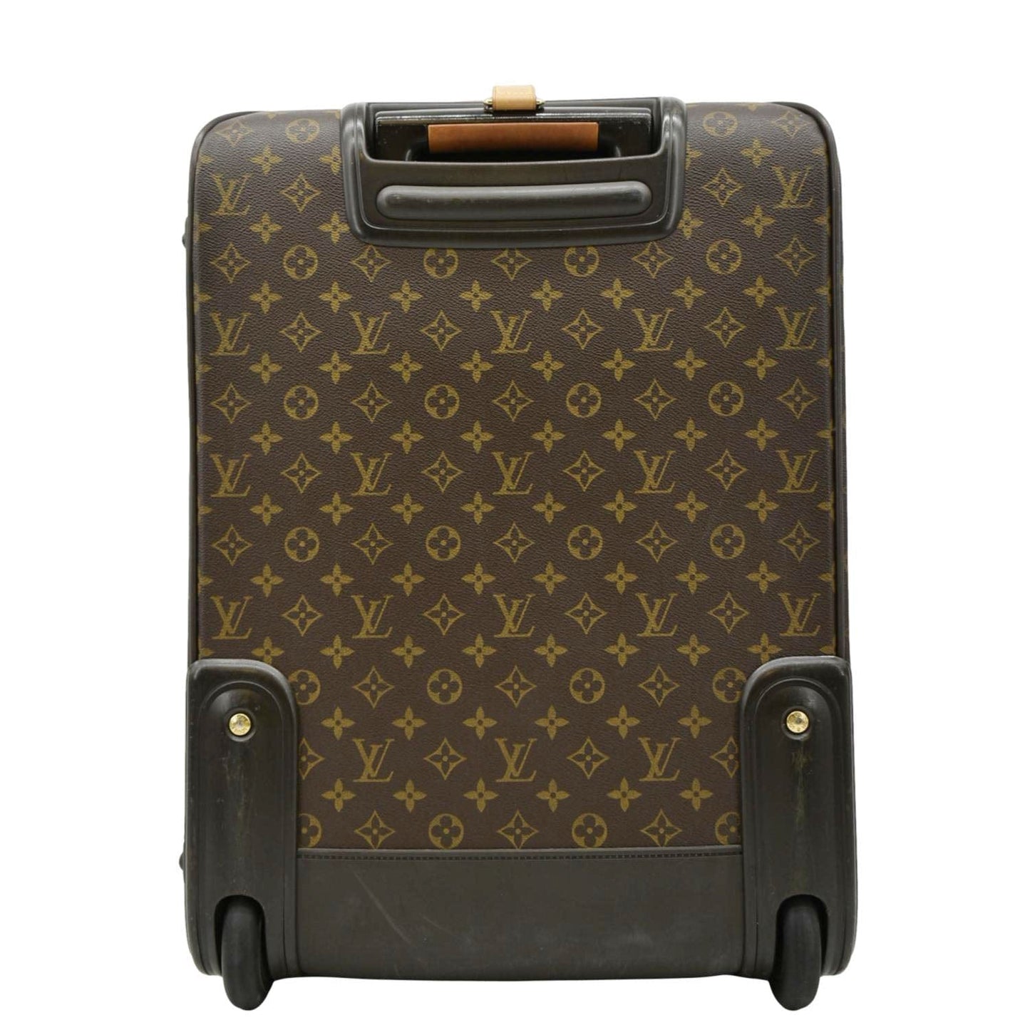 LOUIS VUITTON Pegase 55 Monogram Canvas Luggage Suitcase Travel Bag Brown