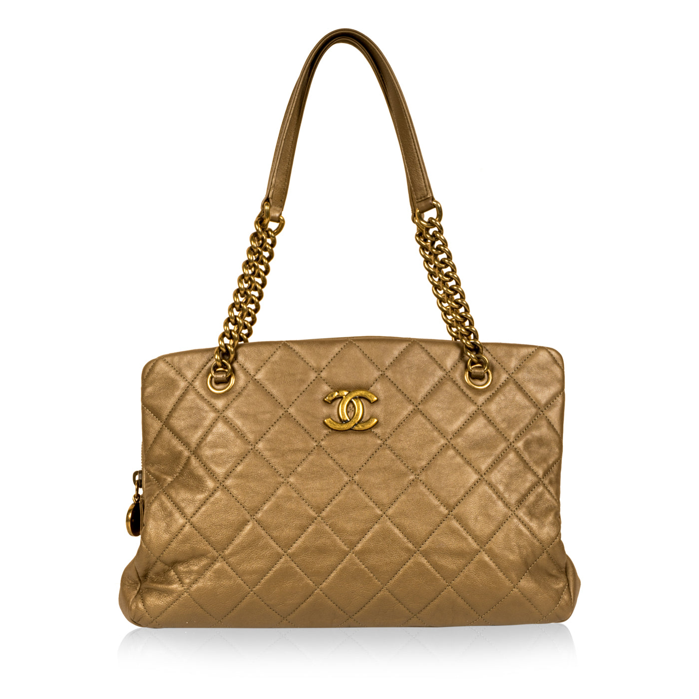 Chanel Metallic Gold Shoulder Bag