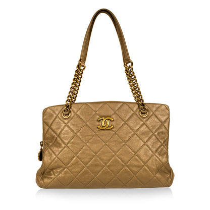 Chanel Metallic Gold Shoulder Bag