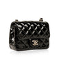 Chanel Classic Flap Patent Leather Black Shoulder Bag Style 13
