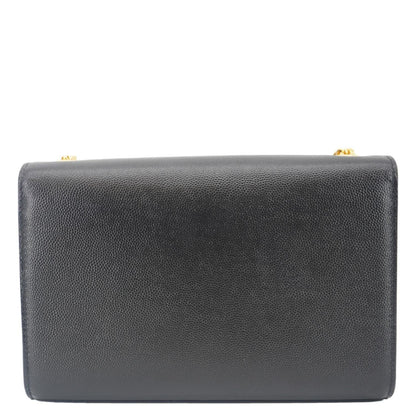 Saint Laurent Kate Leather Black Crossbody Style 23