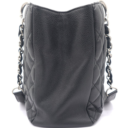Chanel Quilted Caviar Leather Black Tote