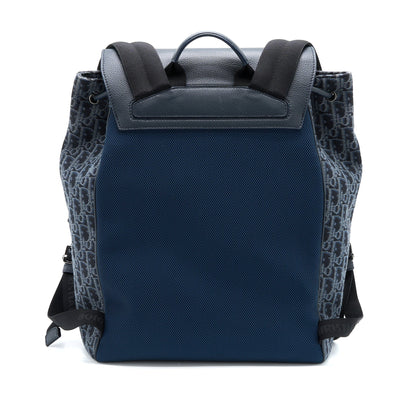 Dior Homme Backpack Oblique Jacquard Canvas/Leather Grey