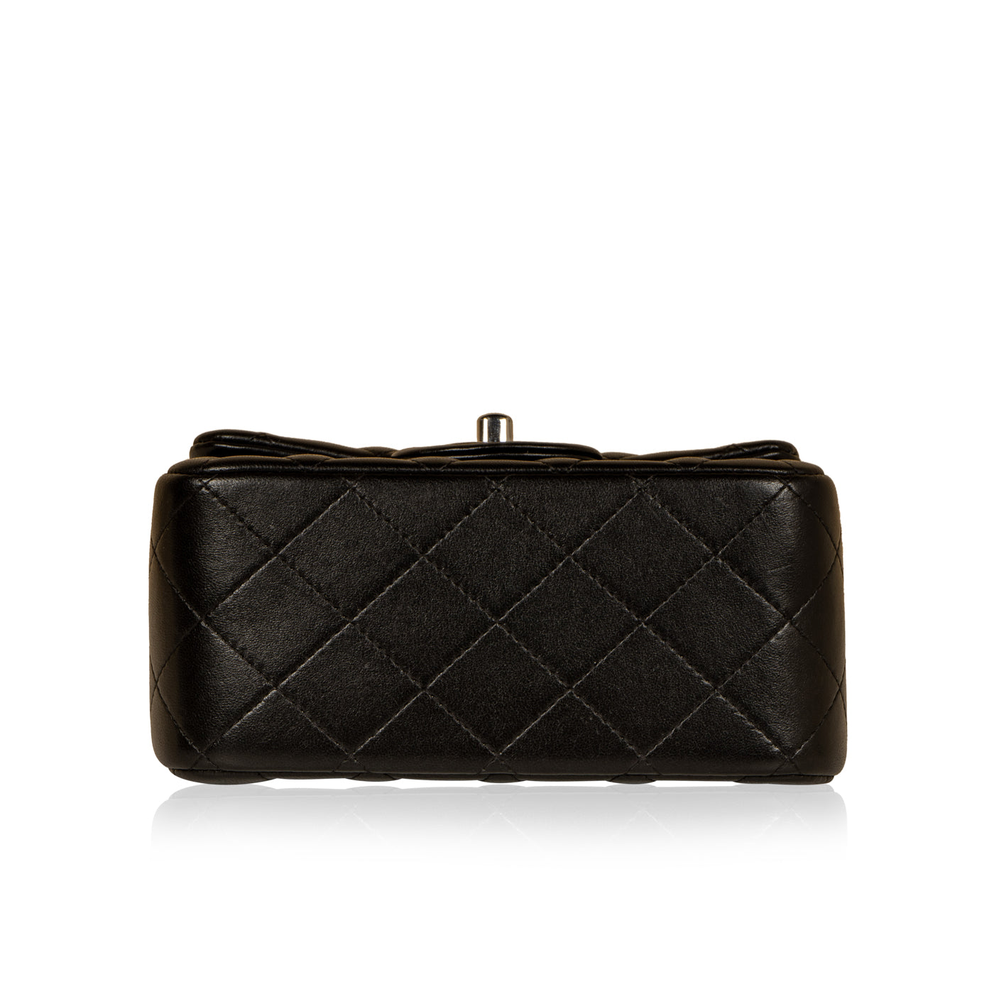 Chanel Classic Flap Lambskin Black Shoulder Bag Style 244