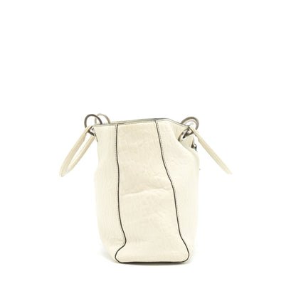Dior Diorissimo Tote Purse White Multicolour Hardware