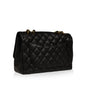 Chanel Classic Flap Caviar Black Shoulder Bag Style 125
