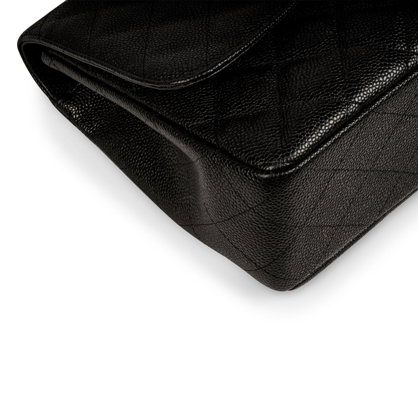 Chanel Classic Flap Caviar Black Shoulder Bag Style 125