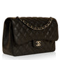 Chanel Classic Flap Caviar Black Shoulder Bag Style 52