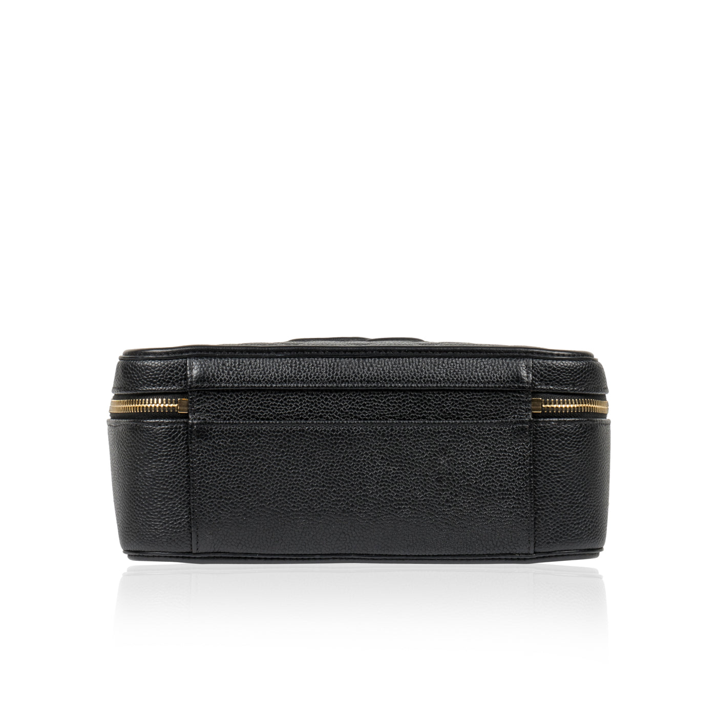 Chanel Vanity Caviar Black Clutch Style 11