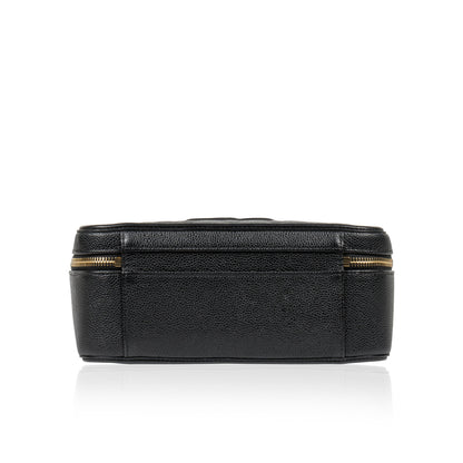 Chanel Vanity Caviar Black Clutch Style 11