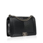 Chanel Boy Bag Lambskin Black Shoulder Bag Style 67
