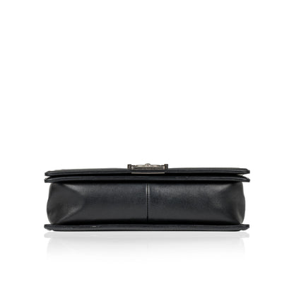 Chanel Boy Bag Lambskin Black Shoulder Bag Style 67