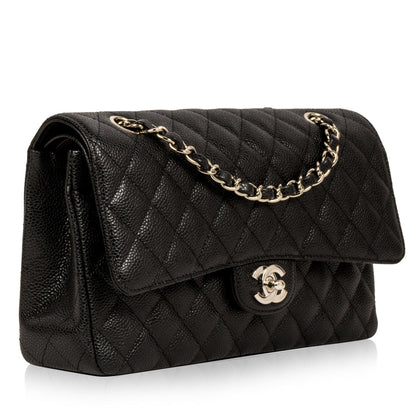 Chanel Classic Flap Caviar Black Shoulder Bag Style 94