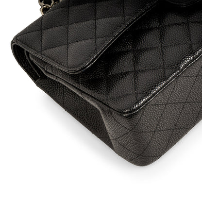 Chanel Classic Flap Caviar Black Shoulder Bag Style 94