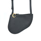 Dior Saddle Trio Crossbody Pouch Calfskin Black