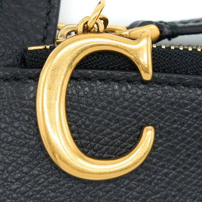 Dior Saddle Trio Crossbody Pouch Calfskin Black