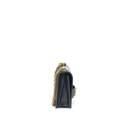 Dior Jadior Flap Purse / Clutch with Chain Black