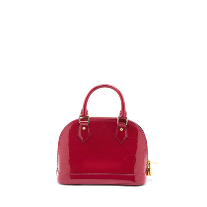 Louis Vuitton Alma BB Monogram Vernice Pink GHW