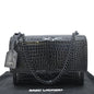 Saint Laurent Sunset Leather Black Crossbody Leather