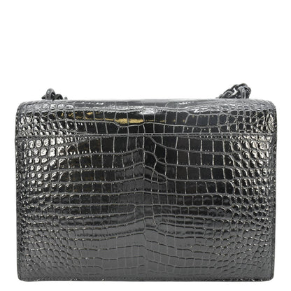 Saint Laurent Sunset Leather Black Crossbody Leather