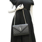 Saint Laurent Envelope Leather Black Shoulder Bag Style 21