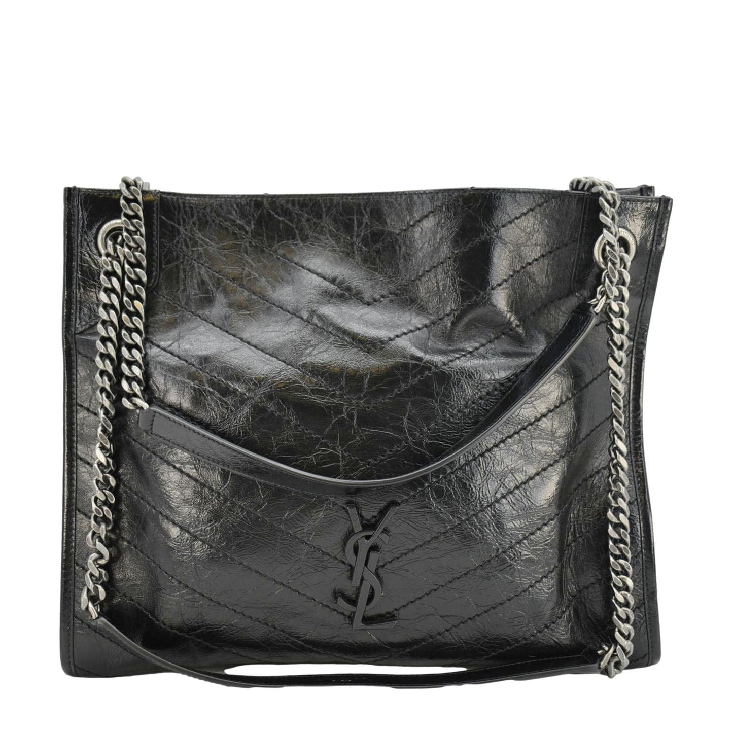 Saint Laurent Niki Leather Black Tote Bag Style 3