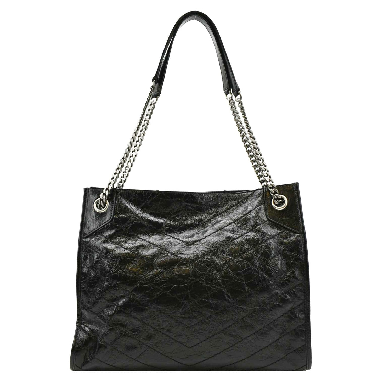 Saint Laurent Niki Leather Black Shoulder Bag Style 5
