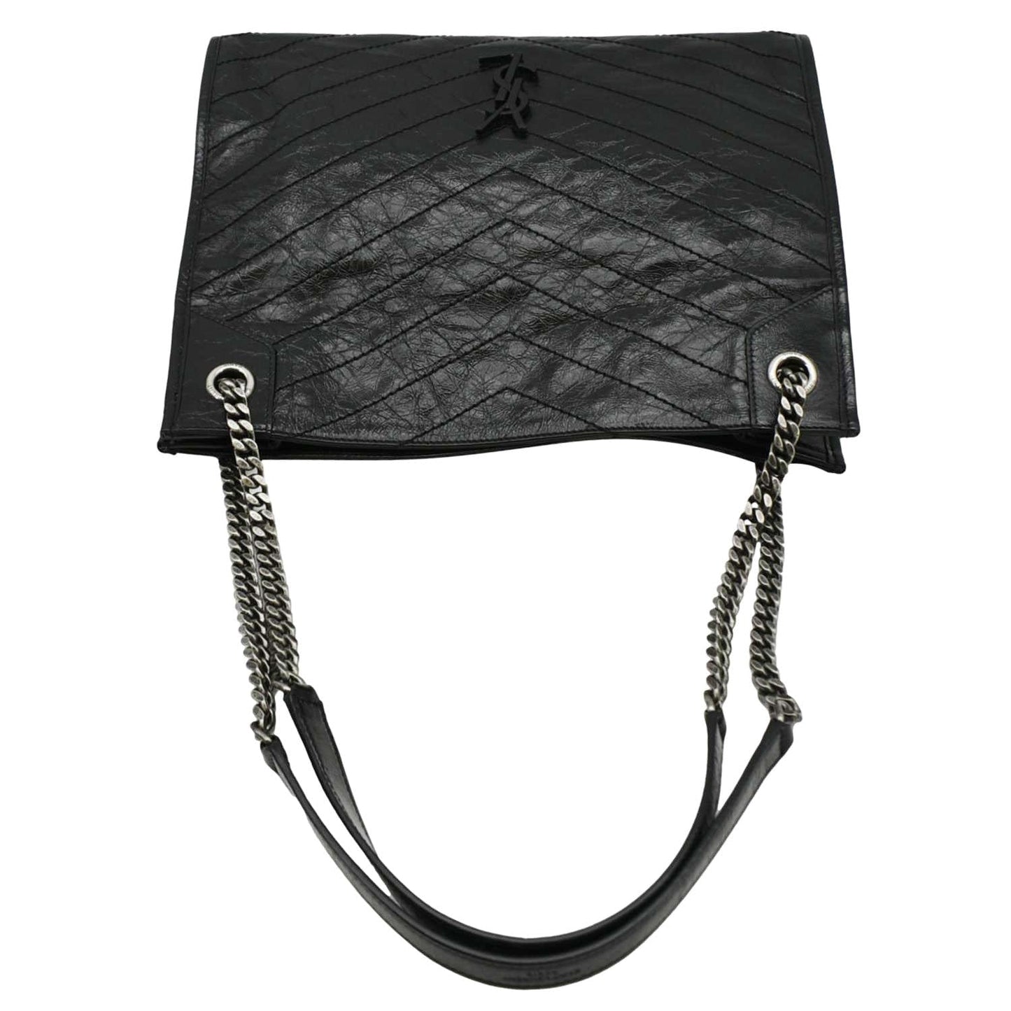 Saint Laurent Niki Leather Black Shoulder Bag Style 5
