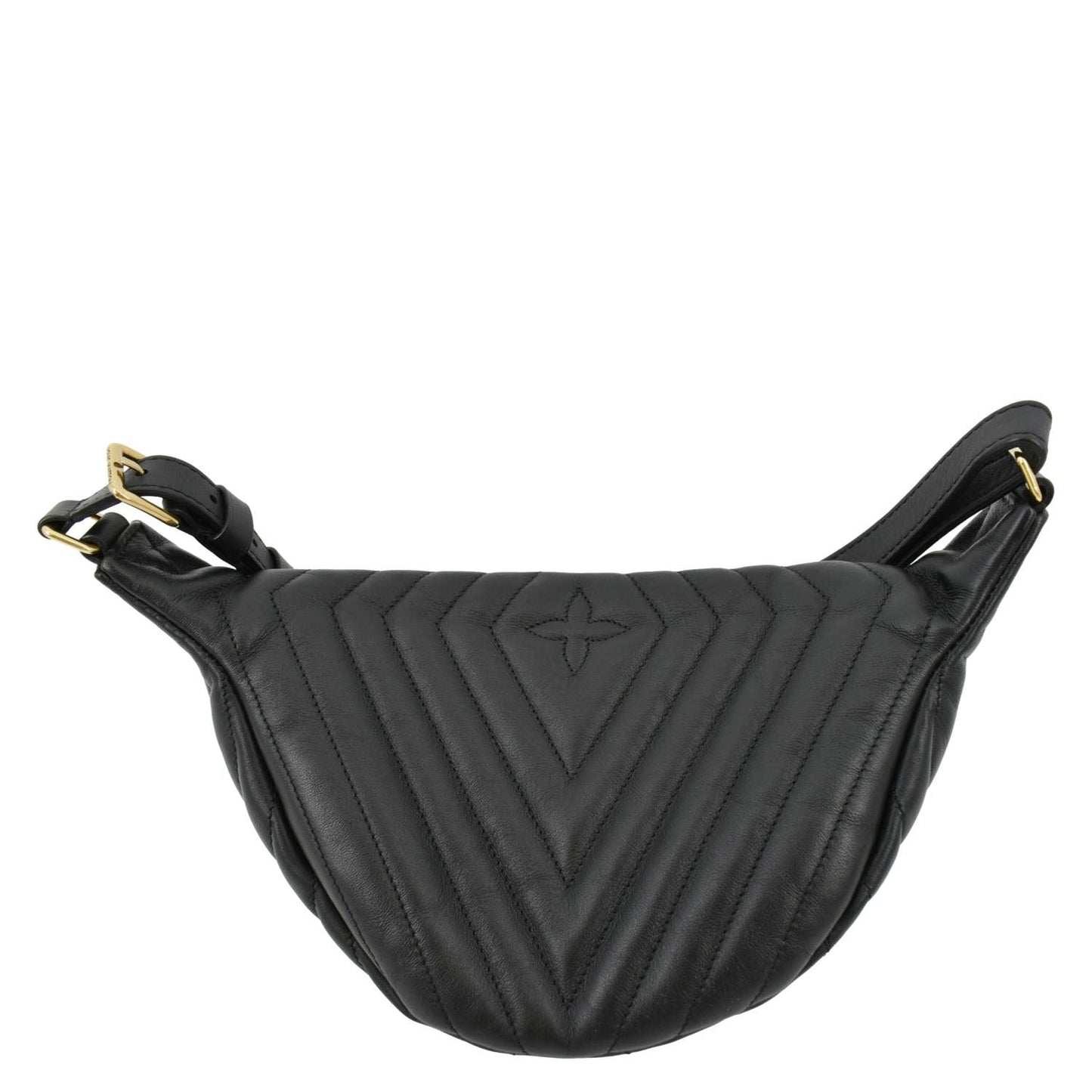 LOUIS VUITTON New Wave Quilted Leather Bumbag Black