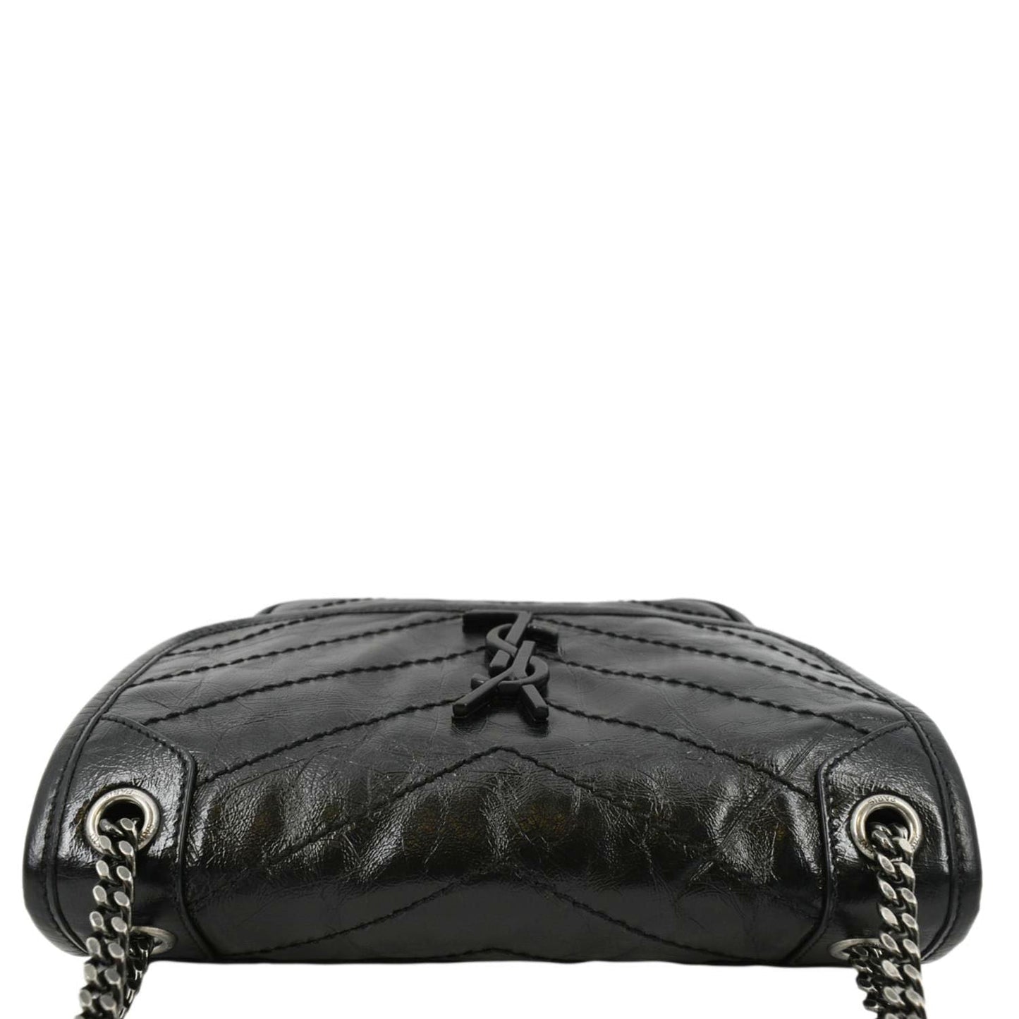 Saint Laurent Niki Leather Black Shoulder Bag Style 4