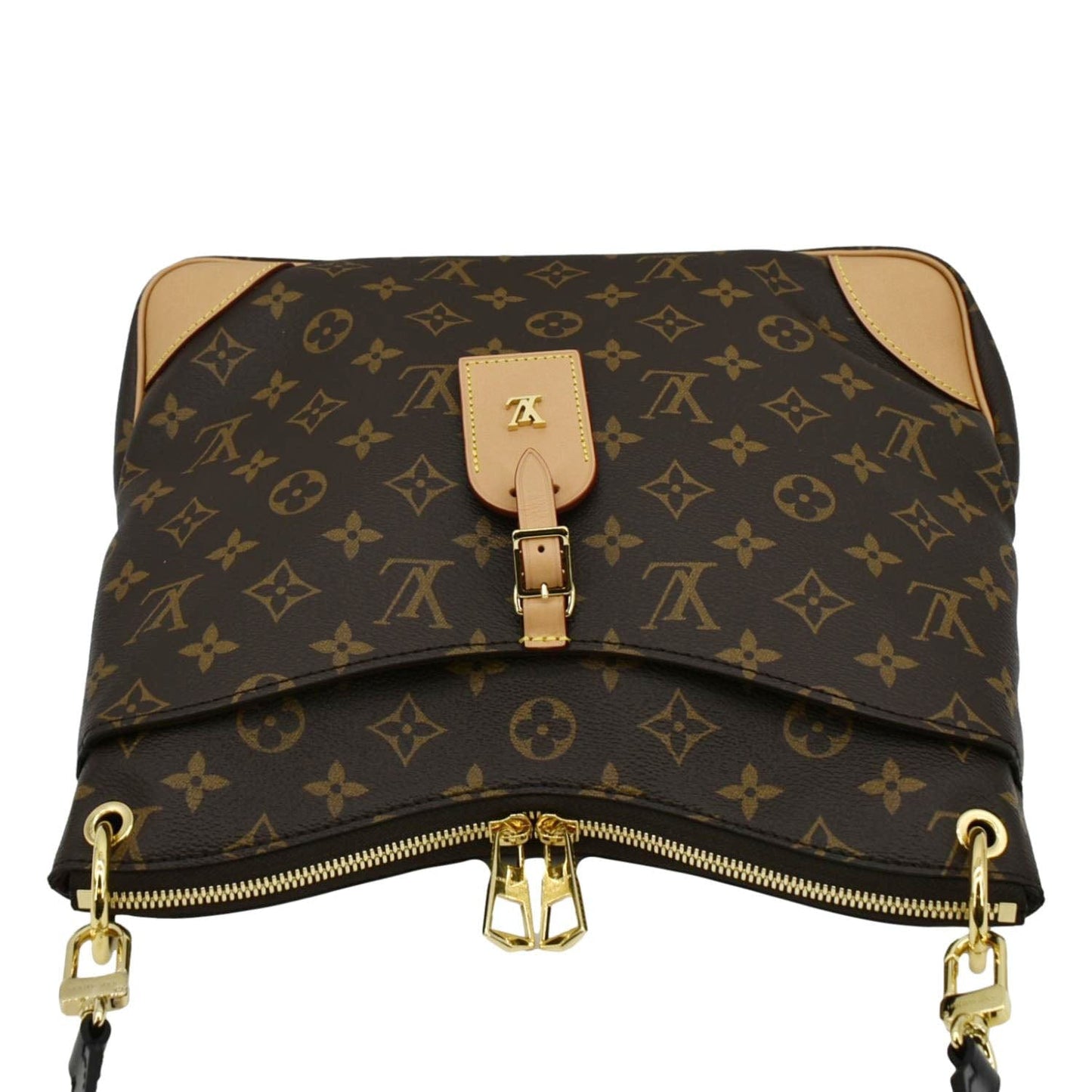LOUIS VUITTON Odeon NM MM Monogram Canvas Shoulder Bag Brown