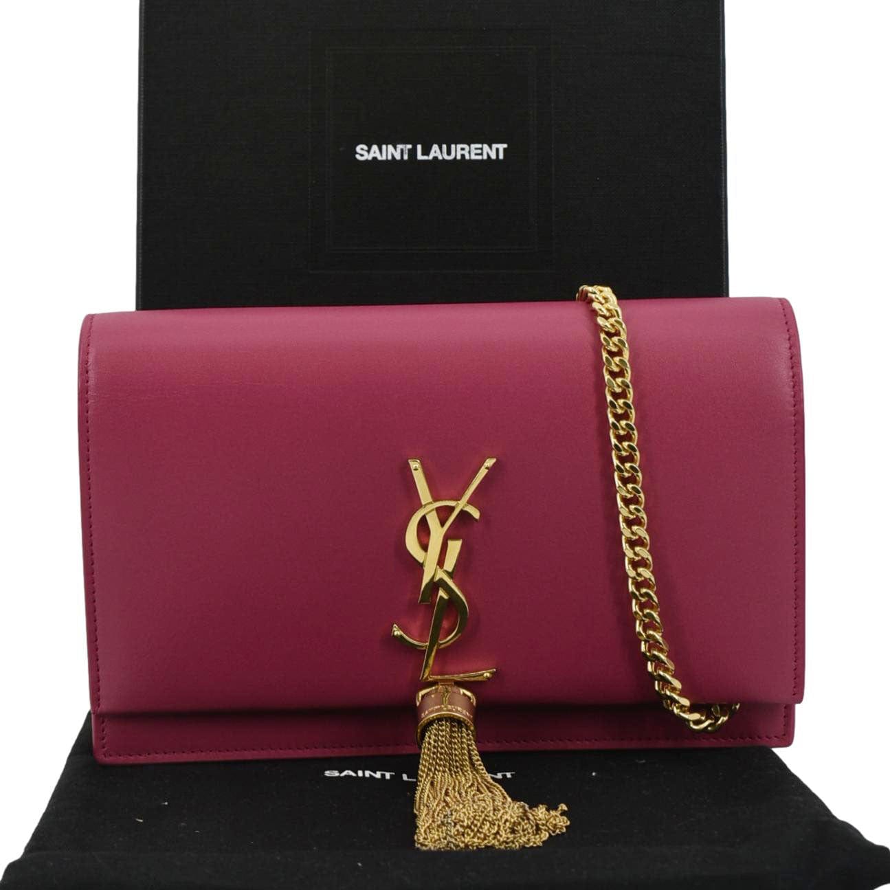 Saint Laurent Kate Leather Red Crossbody Style 9