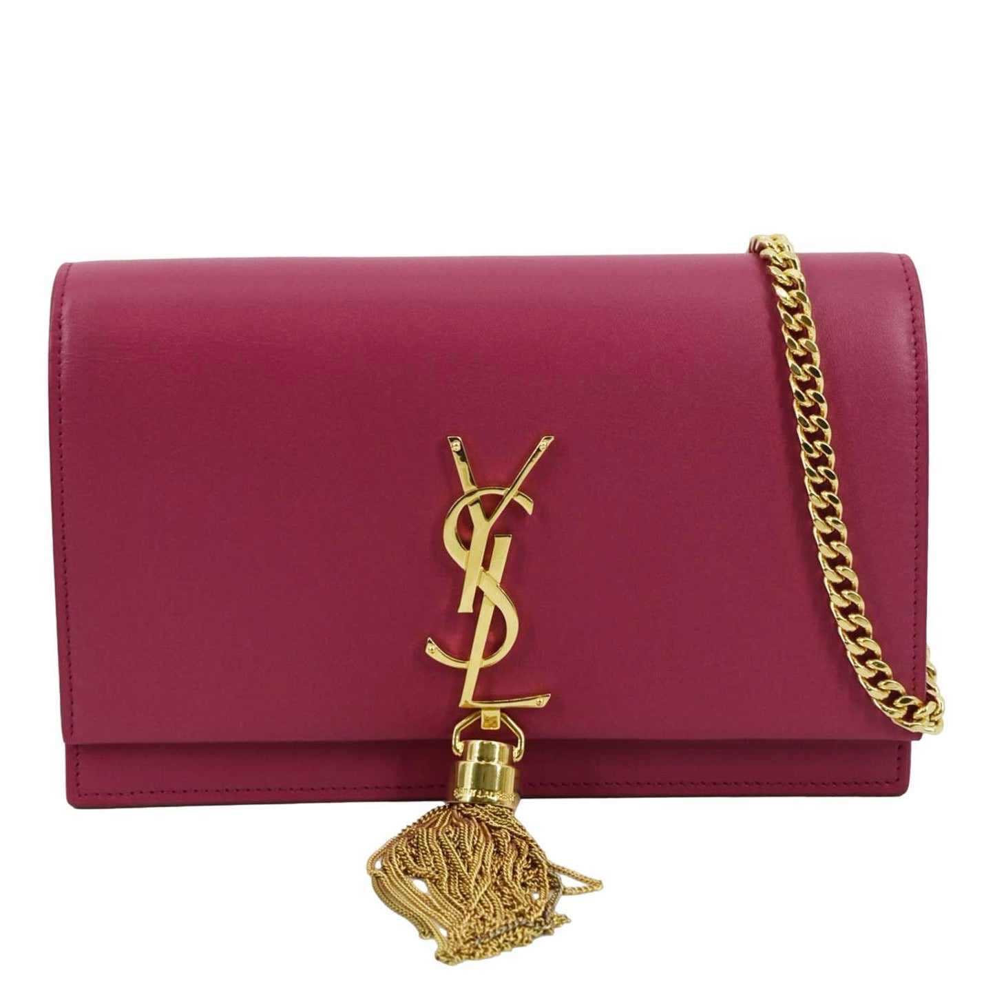 Saint Laurent Kate Leather Red Crossbody Style 9