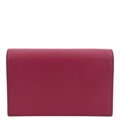 Saint Laurent Kate Leather Red Crossbody Style 9