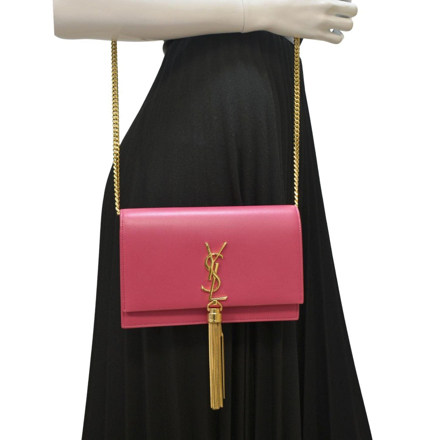 Saint Laurent Kate Leather Red Crossbody Style 9