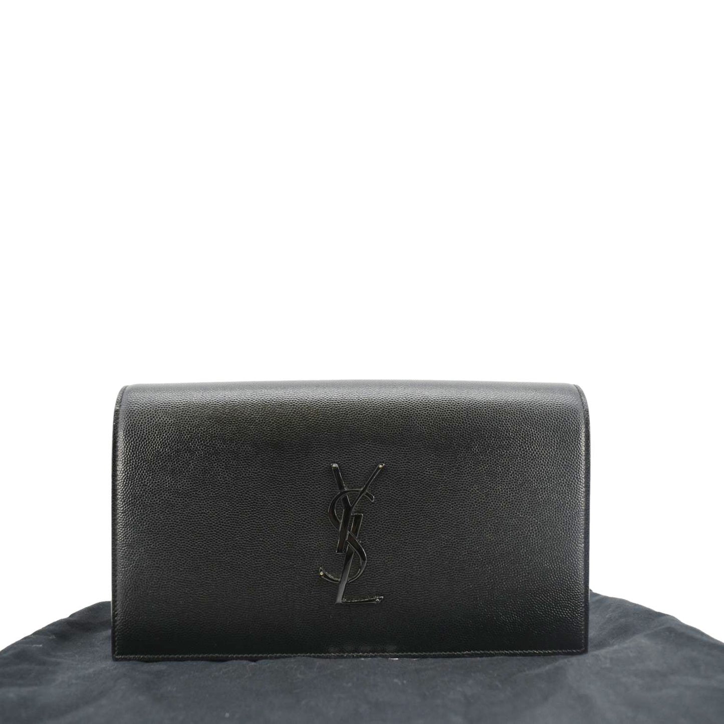 Saint Laurent Kate Leather Black Shoulder Bag Style 16
