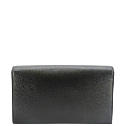 Saint Laurent Kate Leather Black Shoulder Bag Style 16