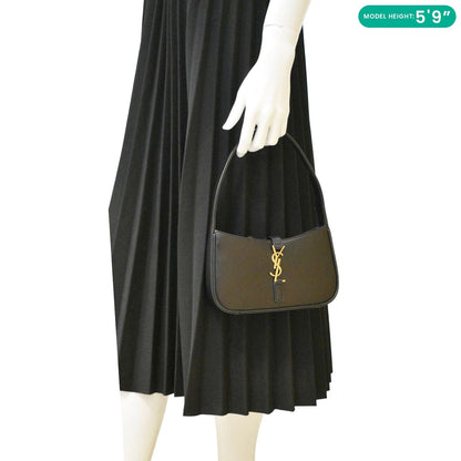 Saint Laurent Le 5 A 7 Leather Black Shoulder Bag Style 2