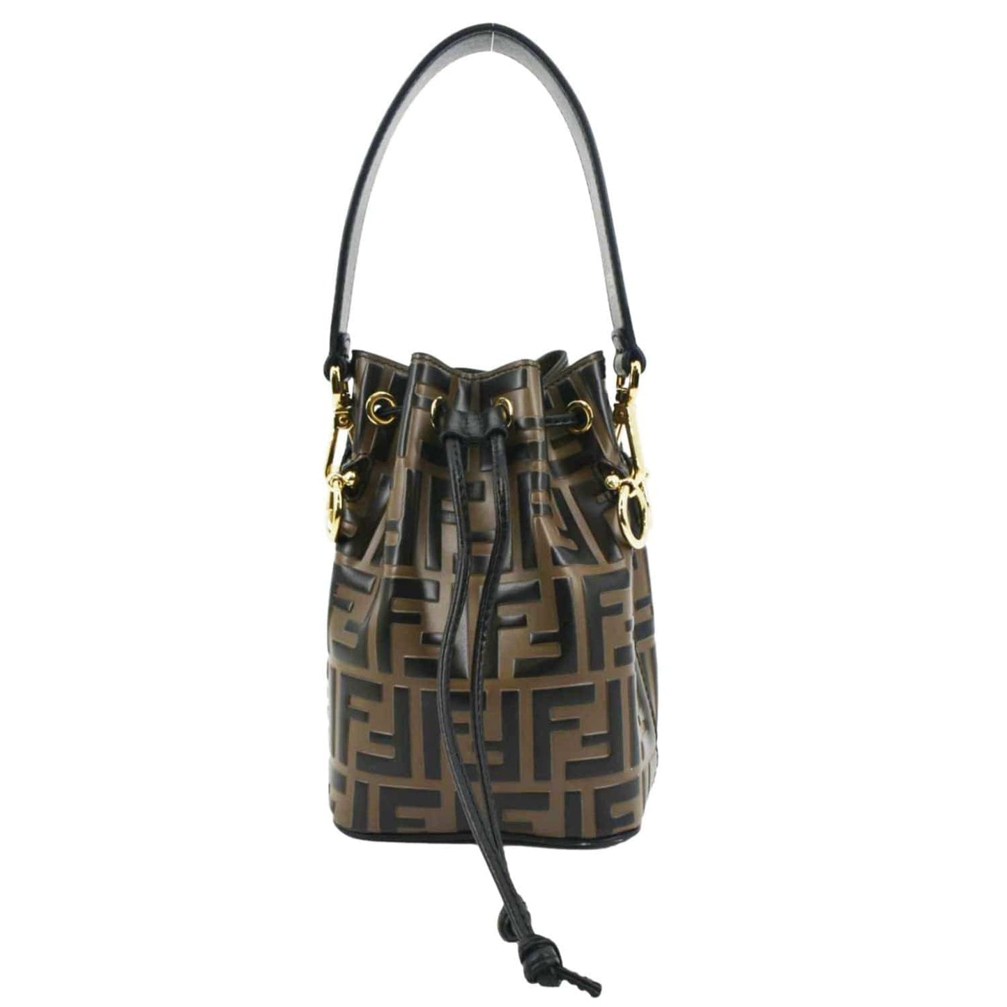 Fendi Mon Tresor Leather Brown Crossbody Style 2