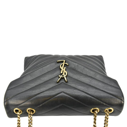 Saint Laurent Loulou Leather Black Crossbody Style 16