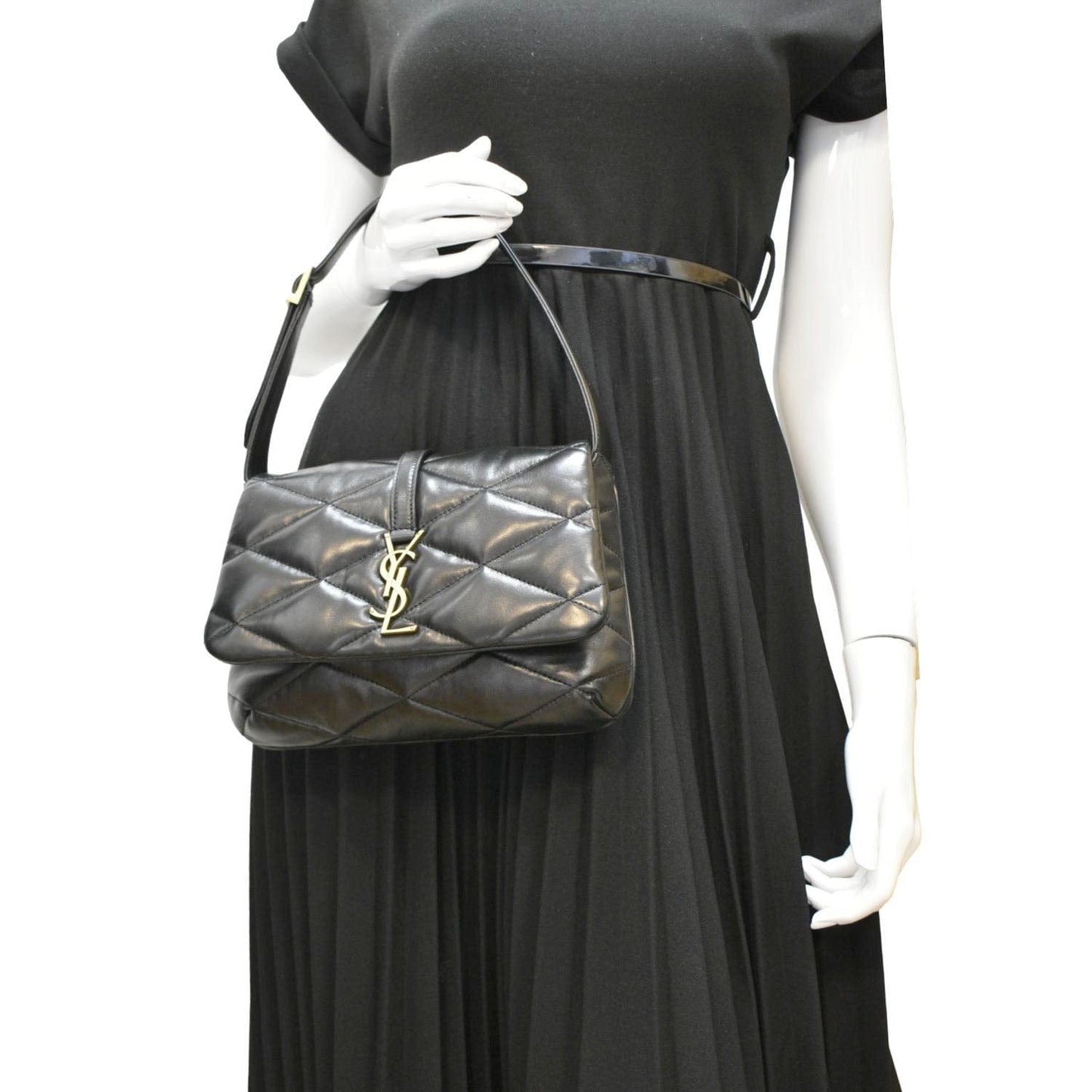 Saint Laurent Leather Black Shoulder Bag Style 10