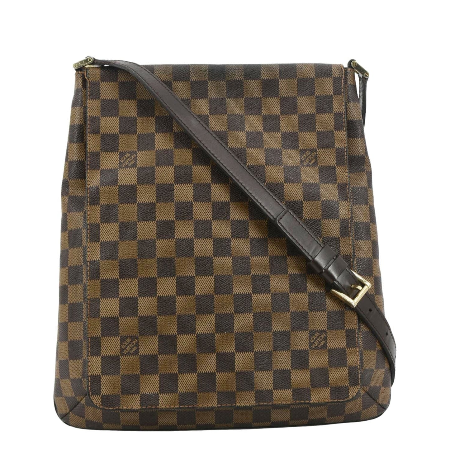 LOUIS VUITTON M tte Salsa GM Damier Ebene Crossbody Bag Brown