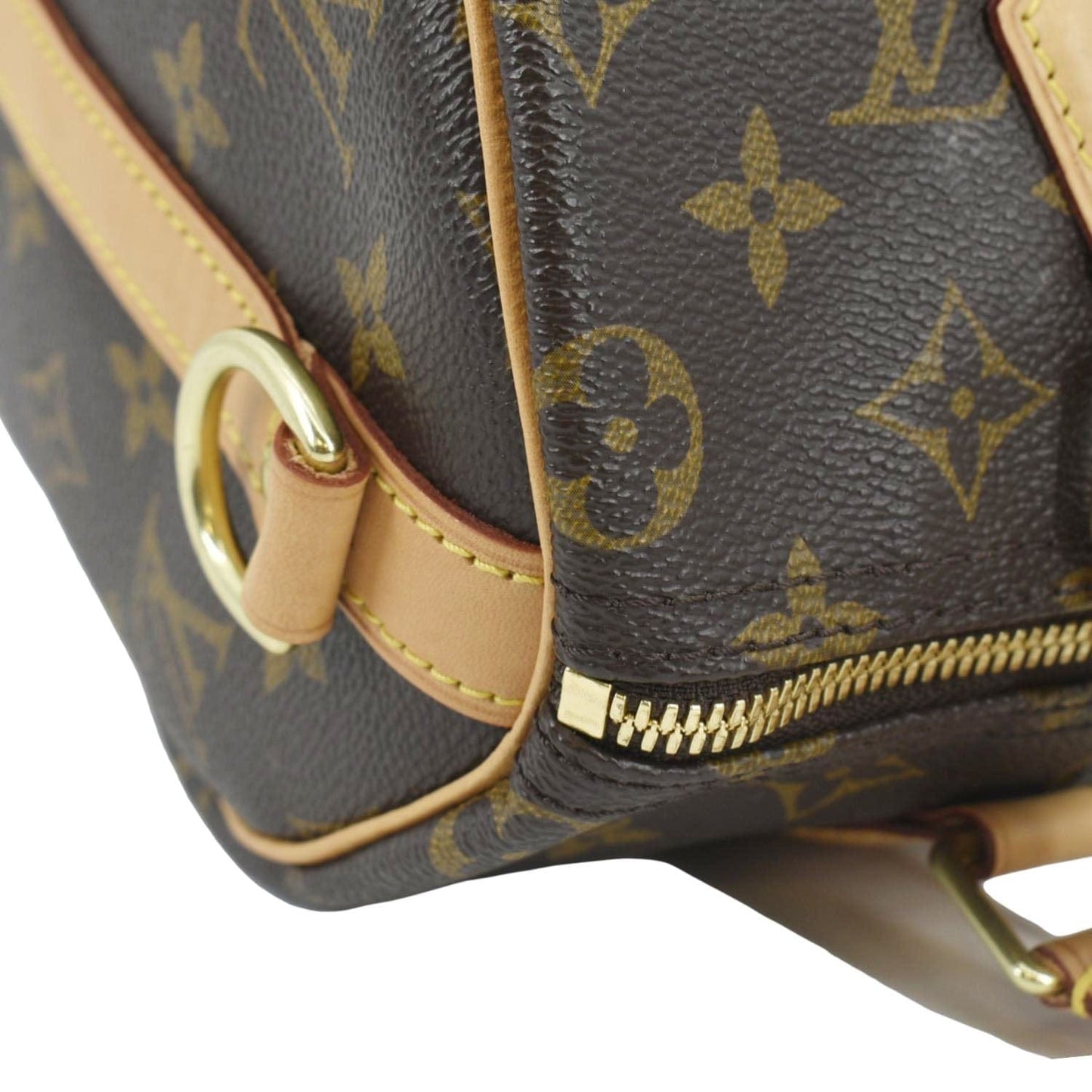 LOUIS VUITTON 25 Bandouliere Monogram Canvas Shoulder Bag Brown