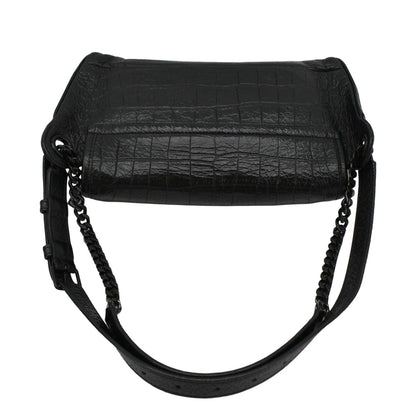 Saint Laurent Niki Leather Black Shoulder Bag Style 6