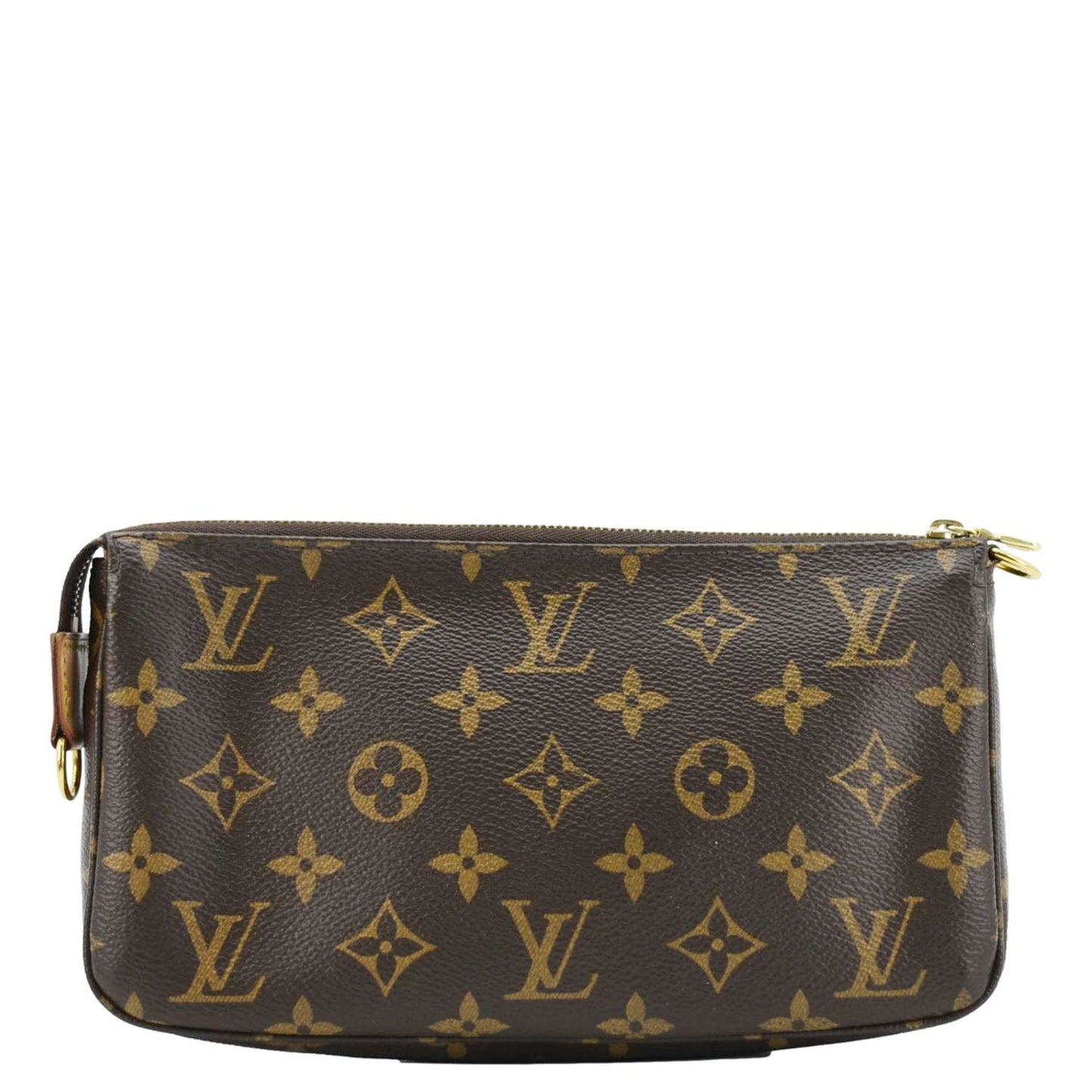 LOUIS VUITTON Pochette Monogram Canvas Pouch Brown