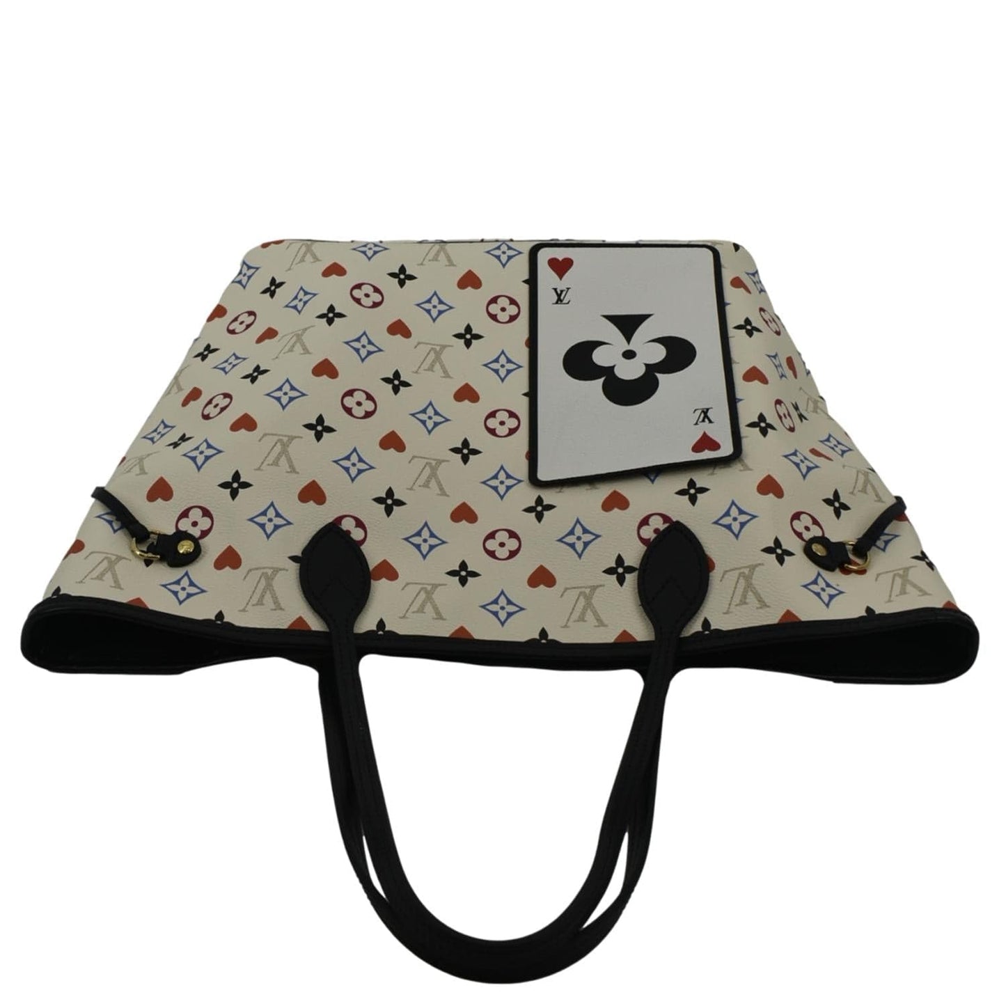 LOUIS VUITTON Game On Neverfull Monogram Canvas Shoulder Bag White