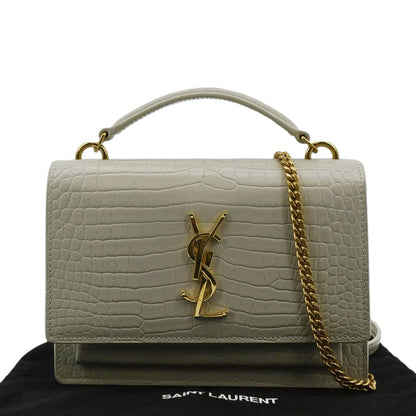 Saint Laurent Sunset Leather Red Crossbody Style 8